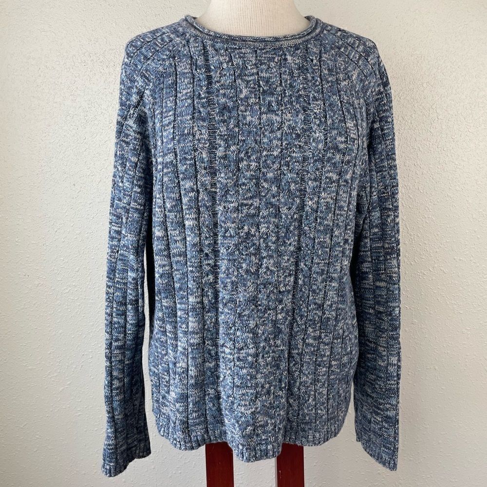 Karen Scott Long Sleeve Crew Neck Sweater Size L EUC